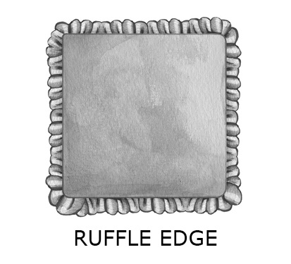 sq ruffle edge