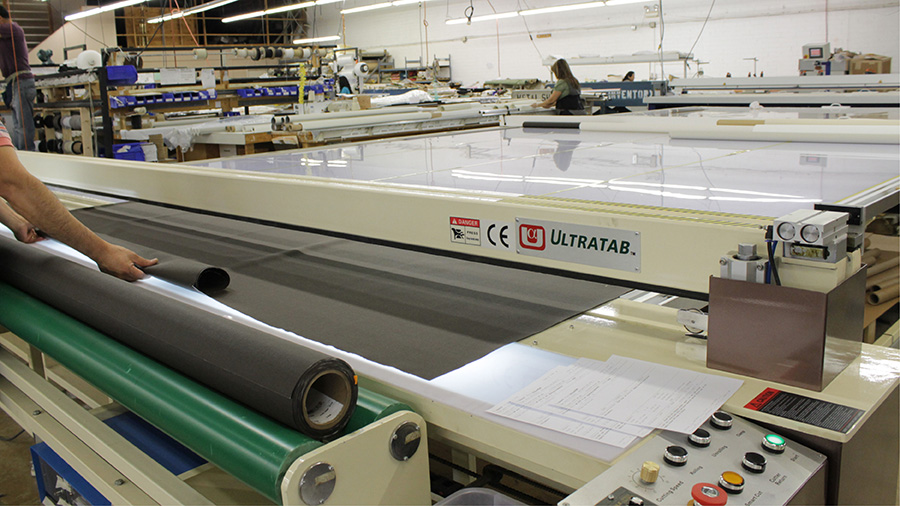 FABRITEC Solar Fabrics Cutting 